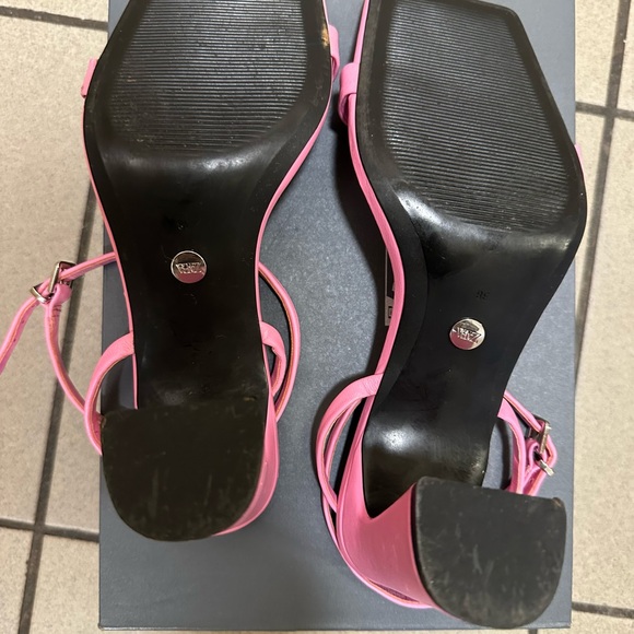 ZARA Pink Strappy Heels – Size 38 (US 7.5) - Picture 6 of 7